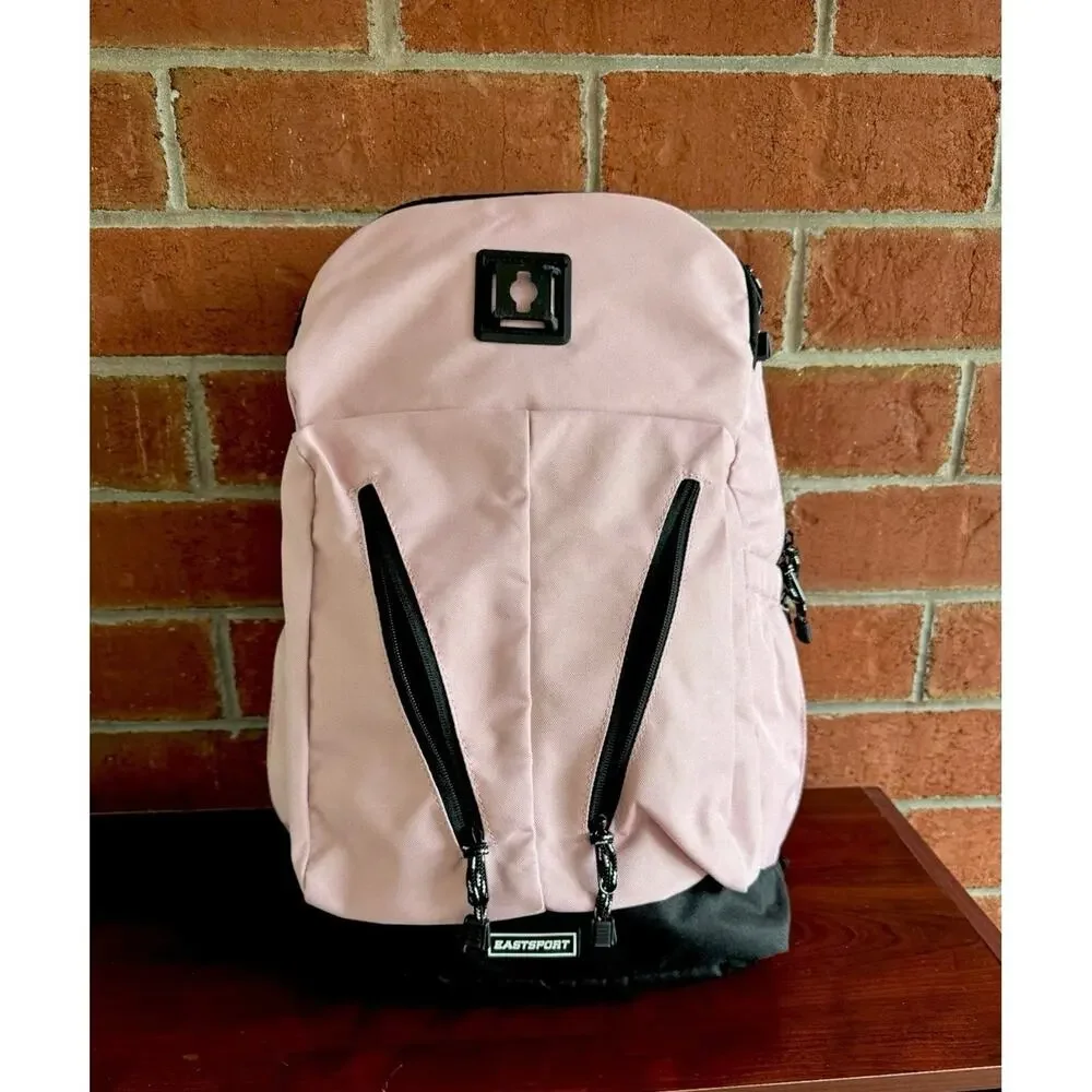 Eastsport Academic Backpack Pockets Pink School Travel Trail Sports Bag NEW